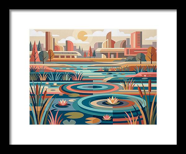 Wetland Serenity In Color
