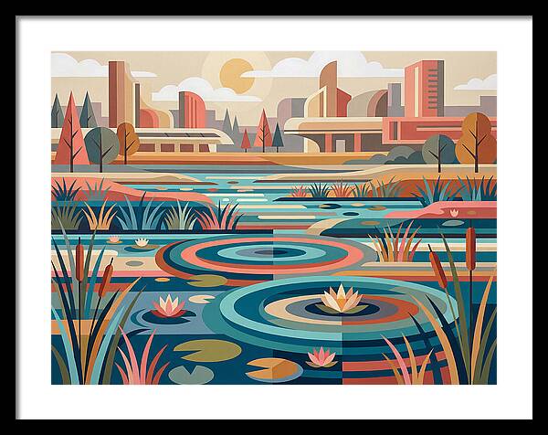 Wetland Serenity In Color