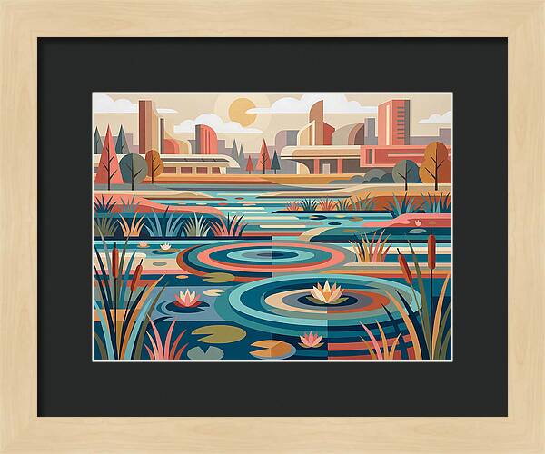 Wetland Serenity In Color