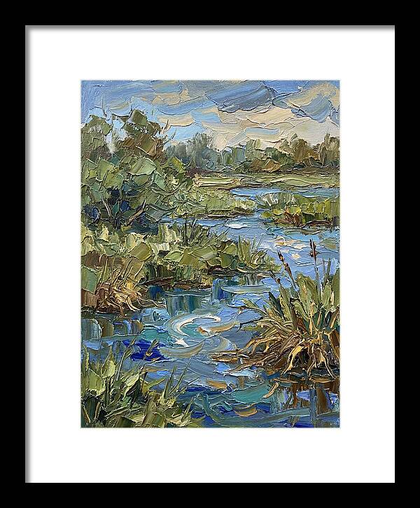 Wetland Serenity In Palette Knife