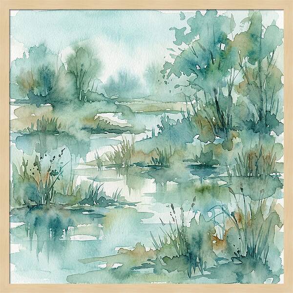 Wetland Serenity In Watercolor