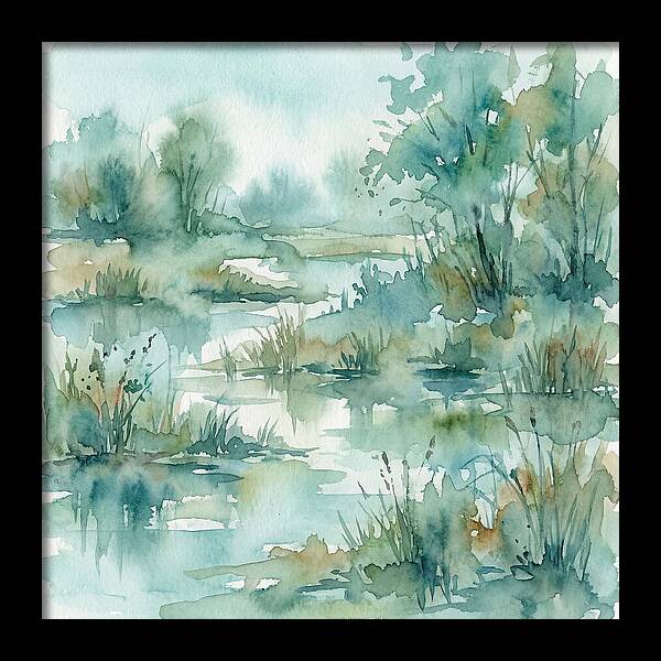 Wetland Serenity In Watercolor