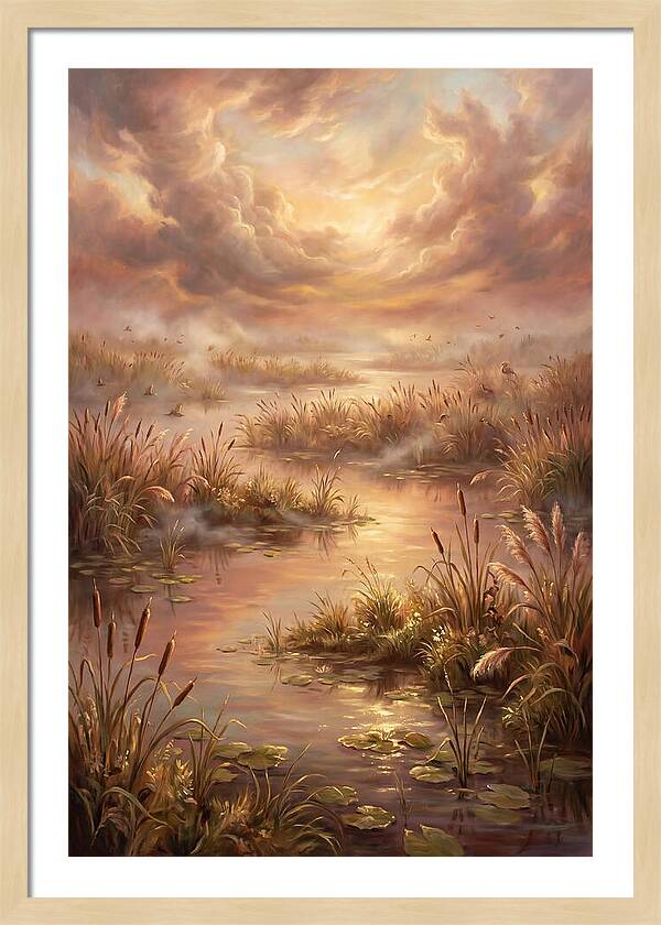 Wetlands At Dusk