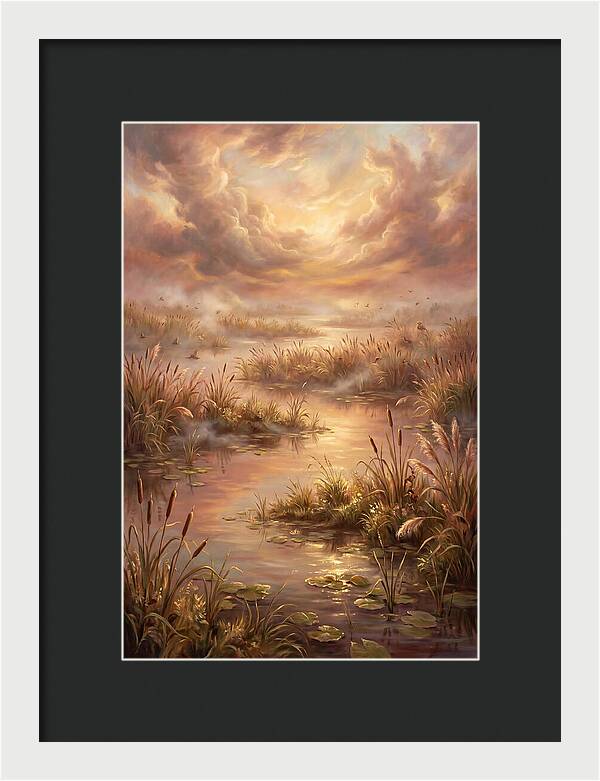 Wetlands At Dusk