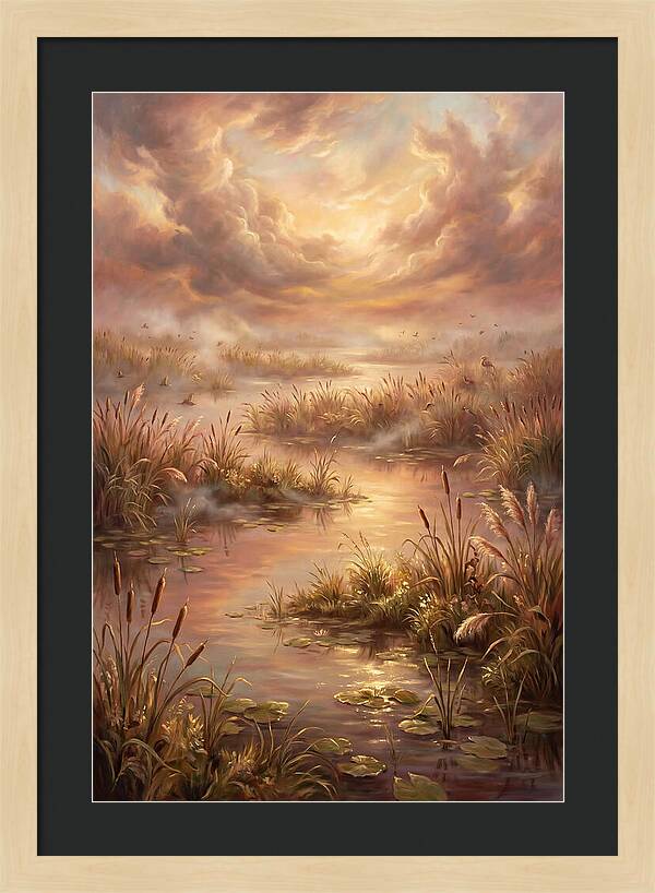 Wetlands At Dusk