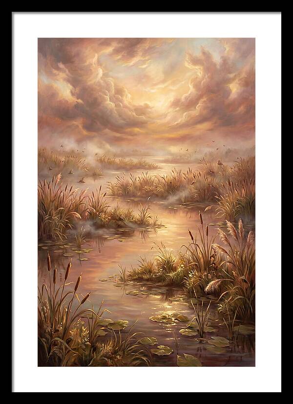 Wetlands At Dusk