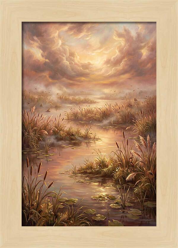 Wetlands At Dusk