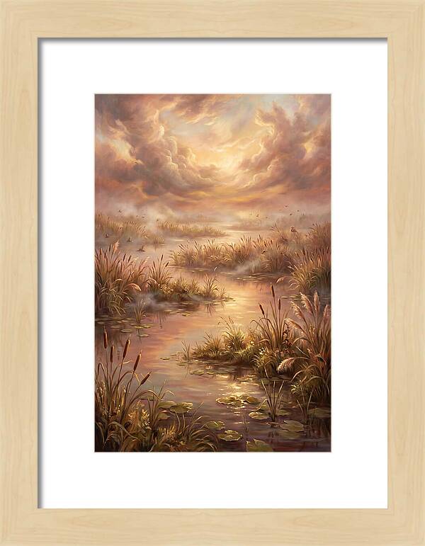 Wetlands At Dusk