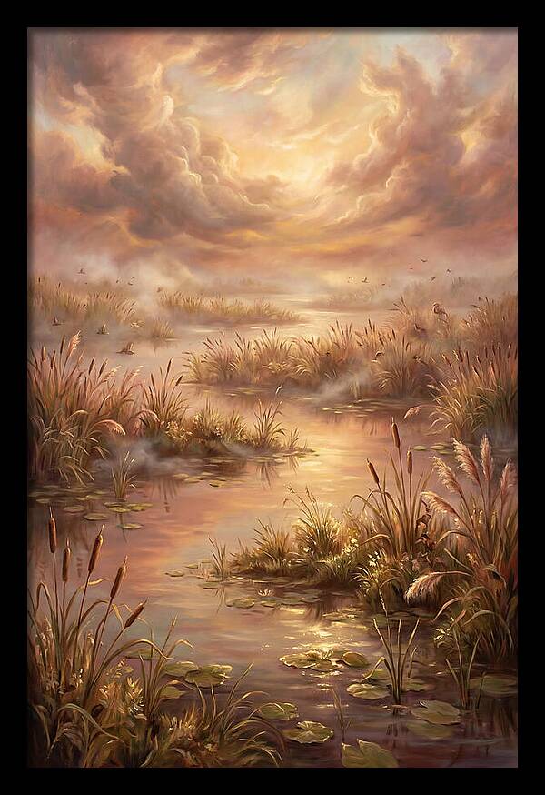 Wetlands At Dusk