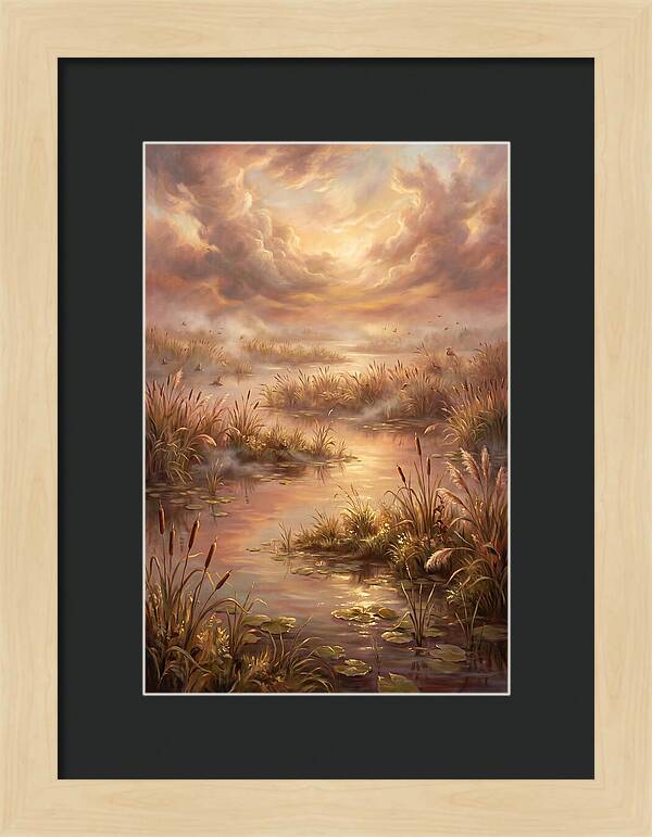 Wetlands At Dusk