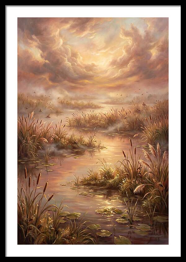 Wetlands At Dusk