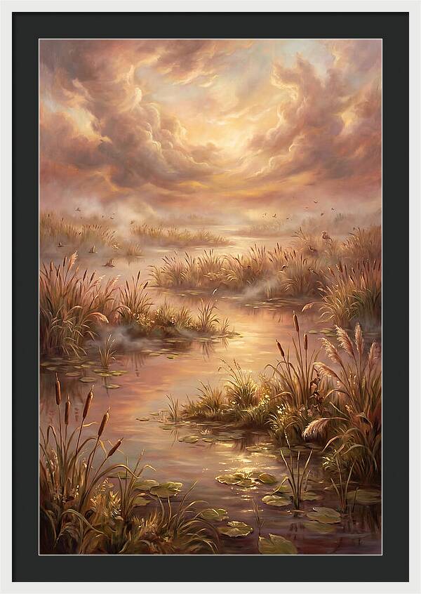 Wetlands At Dusk