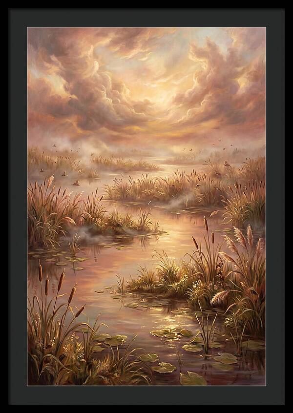 Wetlands At Dusk