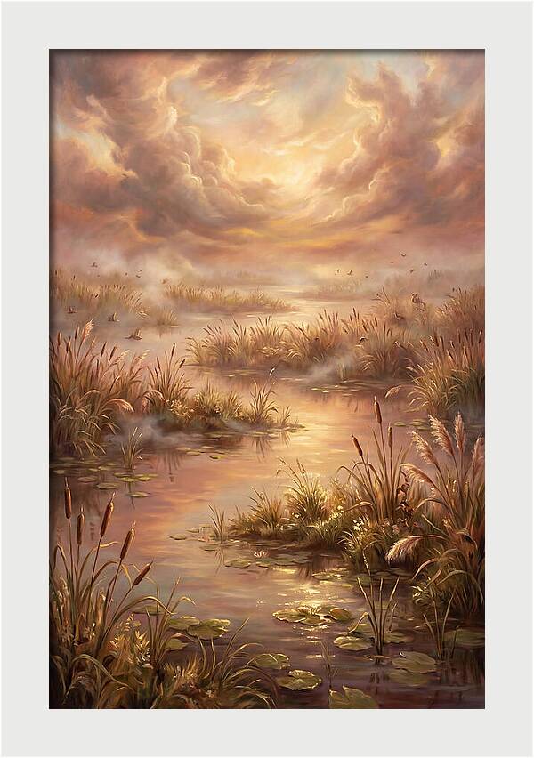 Wetlands At Dusk