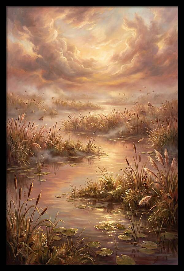 Wetlands At Dusk