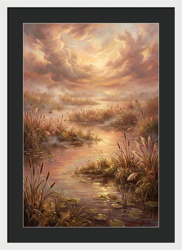 Wetlands At Dusk