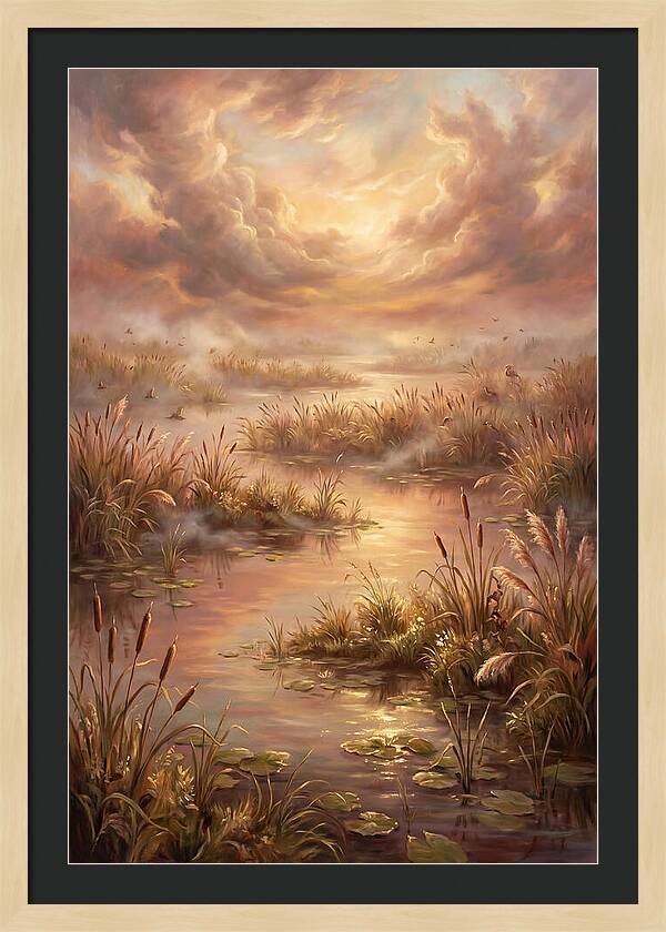Wetlands At Dusk