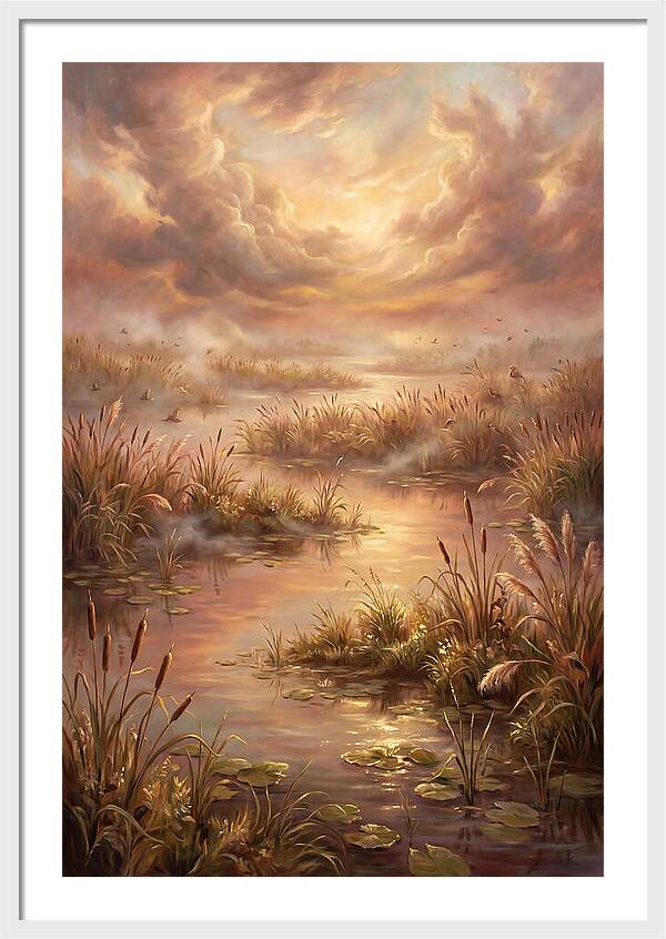 Wetlands At Dusk