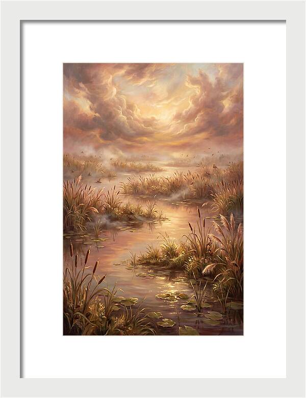Wetlands At Dusk