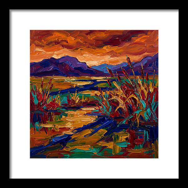 Wetlands Serenity At Dusk