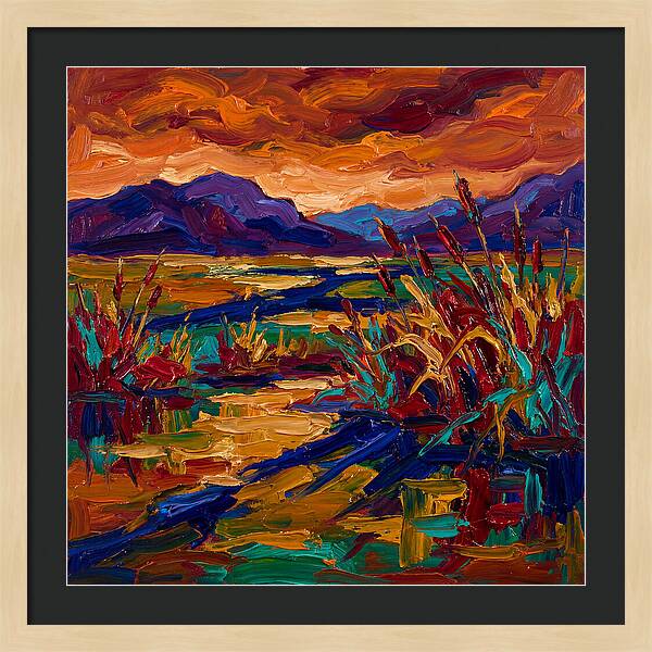 Wetlands Serenity At Dusk