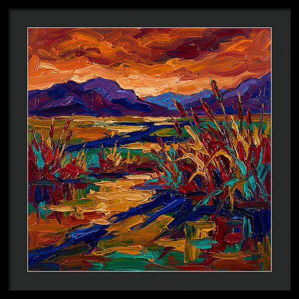 Wetlands Serenity At Dusk