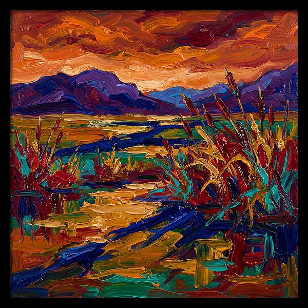 Wetlands Serenity At Dusk