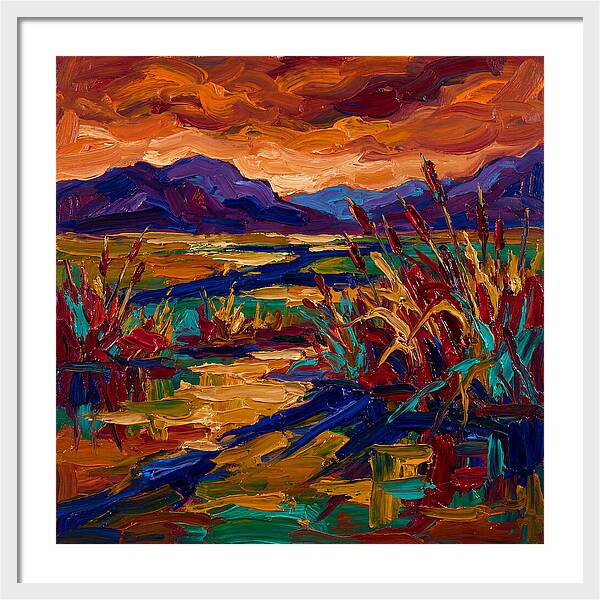 Wetlands Serenity At Dusk