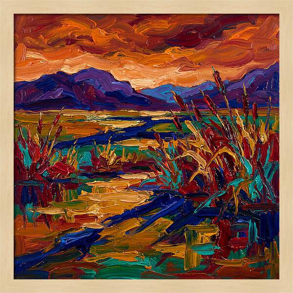 Wetlands Serenity At Dusk