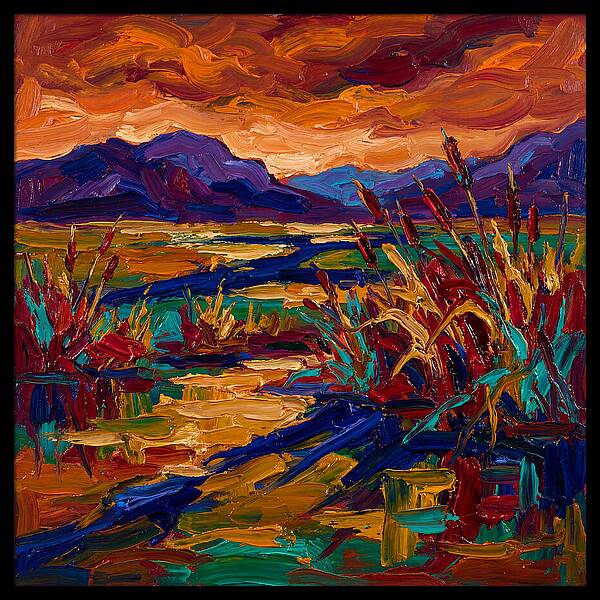 Wetlands Serenity At Dusk