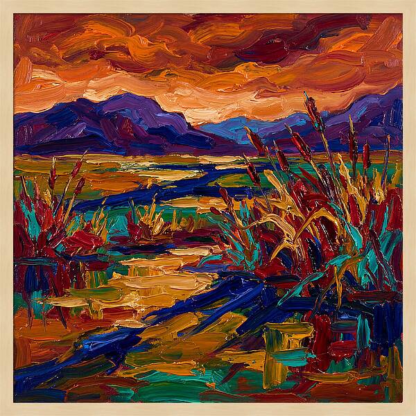 Wetlands Serenity At Dusk