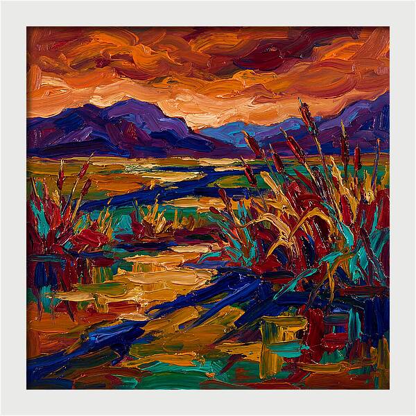 Wetlands Serenity At Dusk
