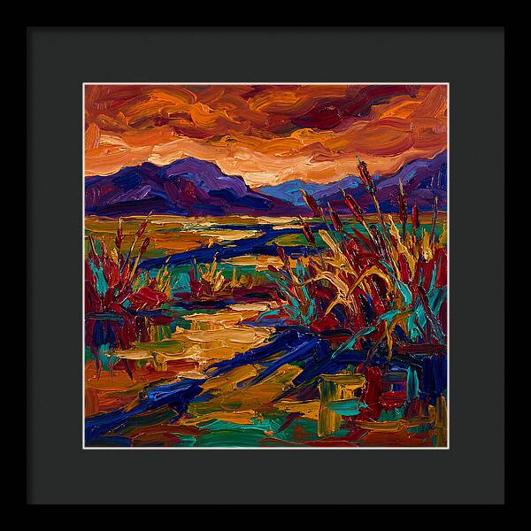 Wetlands Serenity At Dusk