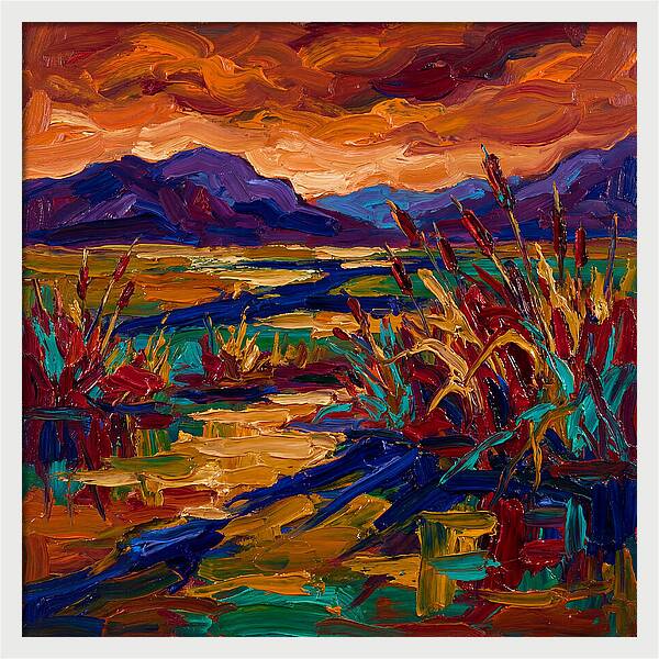 Wetlands Serenity At Dusk