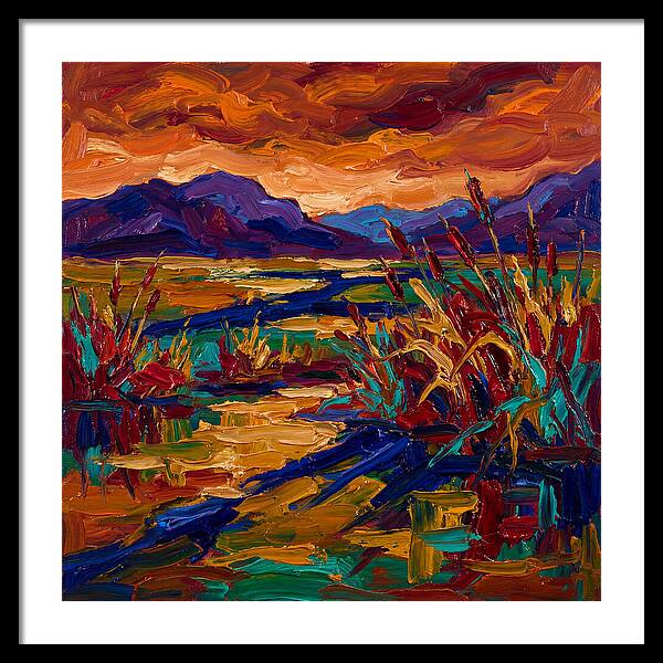 Wetlands Serenity At Dusk