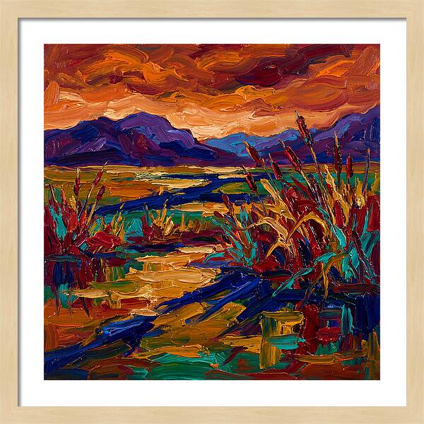 Wetlands Serenity At Dusk