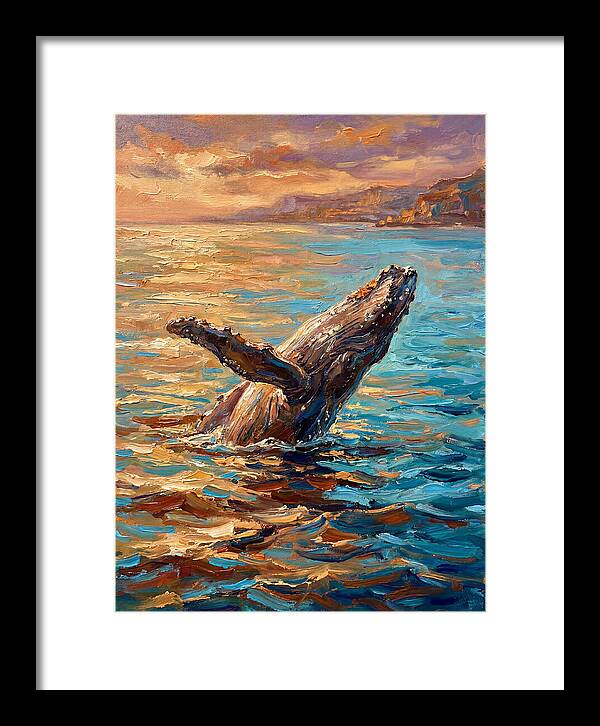 Whale Breaching In The Mediterranean