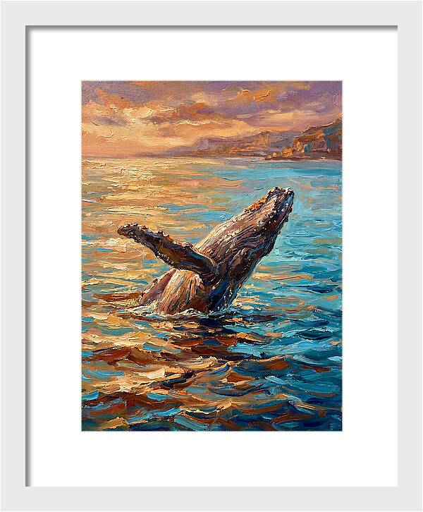 Whale Breaching In The Mediterranean