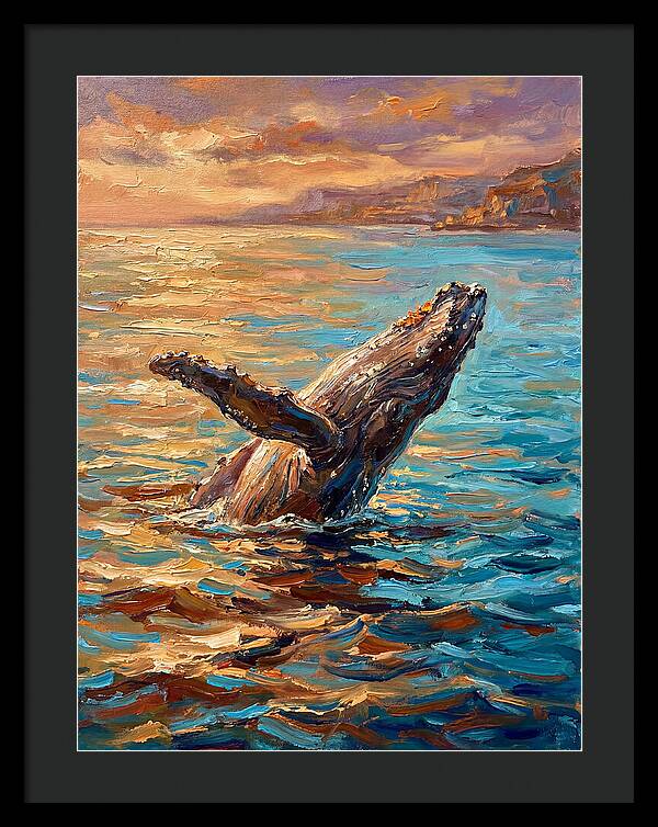 Whale Breaching In The Mediterranean