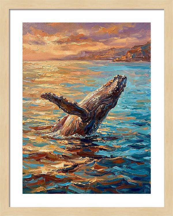 Whale Breaching In The Mediterranean
