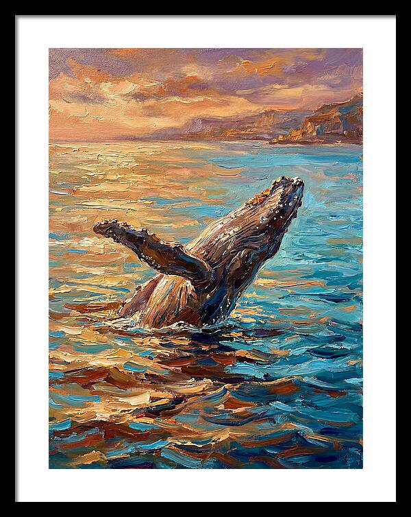 Whale Breaching In The Mediterranean