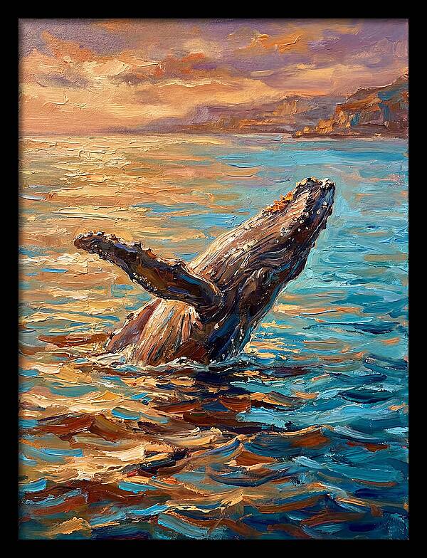 Whale Breaching In The Mediterranean