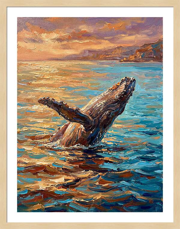 Whale Breaching In The Mediterranean