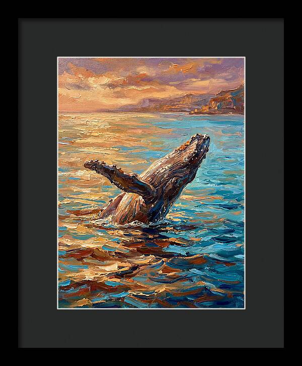 Whale Breaching In The Mediterranean