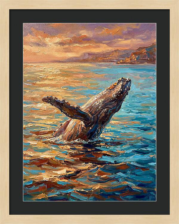 Whale Breaching In The Mediterranean