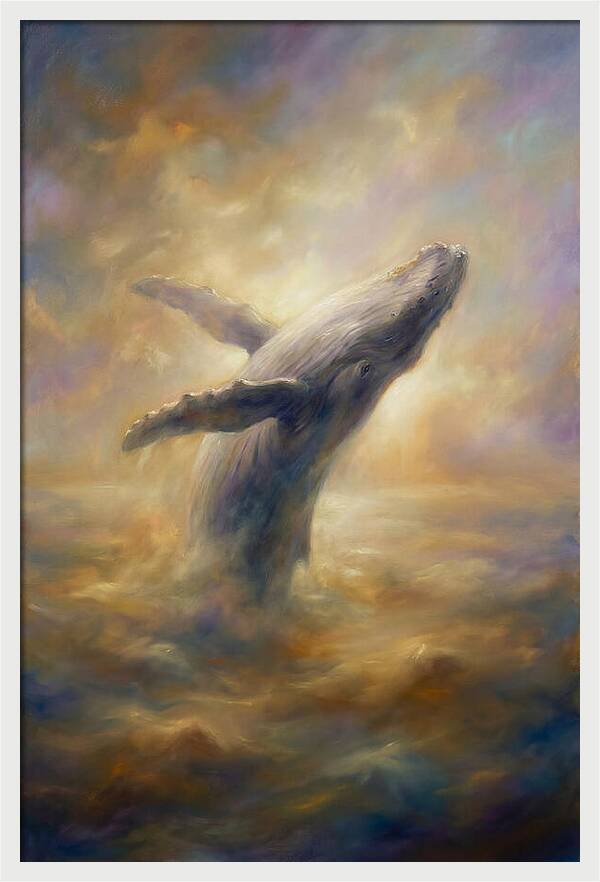 Whale Breaching The Surface