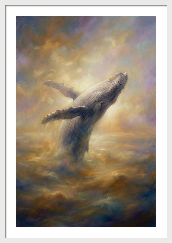Whale Breaching The Surface