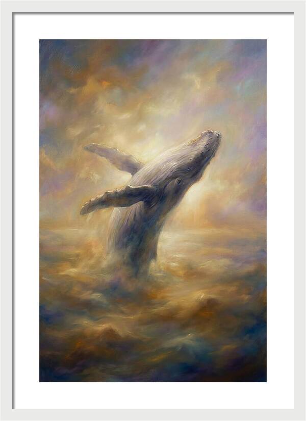 Whale Breaching The Surface