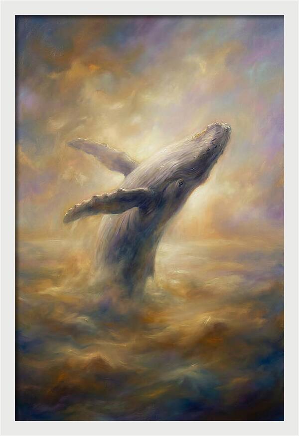 Whale Breaching The Surface