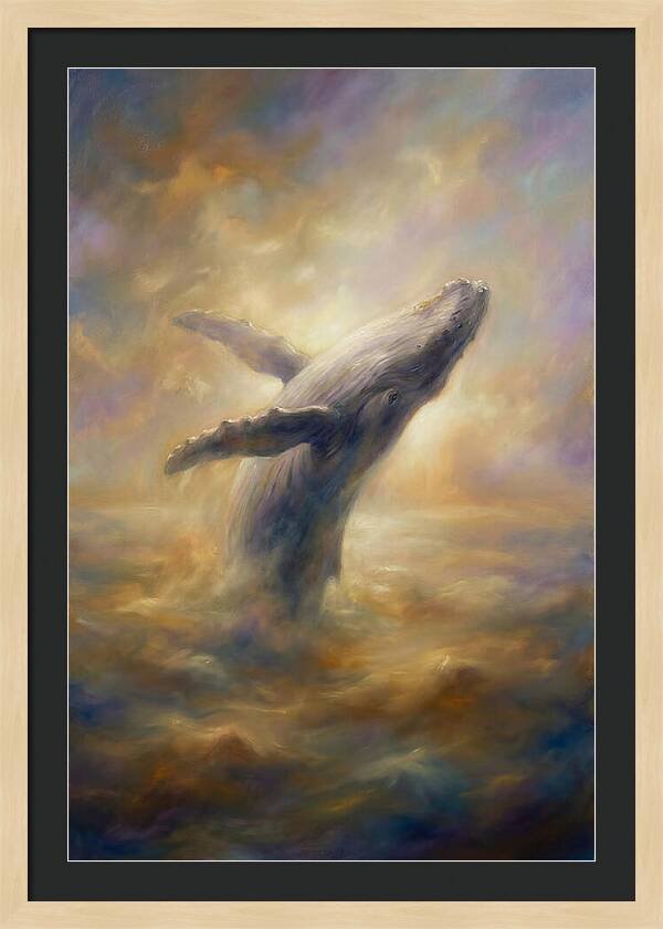Whale Breaching The Surface